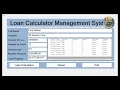 How to Create a Loan Calculator Management System with PMT Function in C