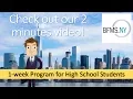 1-Week Intensive Program for High School Students