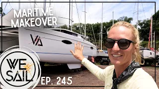 Maritime Makeover; Fuel Polishing, Propeller Prep & Bottom Paint Primer | Episode 245 #sailing