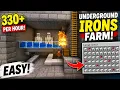 NEW Underground Iron Farm 1 21 Tutorial - Insane Output
