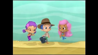 Poor Gil from Bubble Guppies when Oona scares him acting like a dinosaur