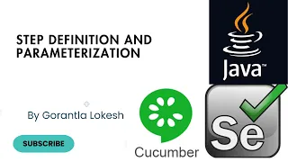 Selenium Java Tutorial 39 Step Definition and Parameterization in Java Selenium TestNG Cucumber