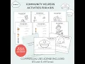 Community Helpers Activities for Kids PLR Pack