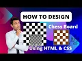 Chess Board using HTML CSS Grid