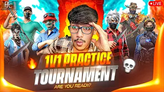 🔥 “PFC” 1v1 Tournament 🏆 Are You Ready For This? 😈 Practice Match LIVE 🔴⚔️ #freefire #freefirelive