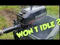 how to fix an outboard that won t idle