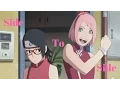 Lagu SAKURA AND SARADA | AMV | SIDE TO SIDE