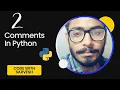 Comments In Python Python Tutorial in Hindi Code With Sarvesh