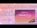 Color Street Nail Subscription August 2026 - Sunset Embers Color Play Box