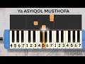 Lagu Ya Asyiqol Musthofa not Pianika