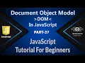 37 Document Object Model In JavaScript DOM In JavaScript JavaScript DOM JS