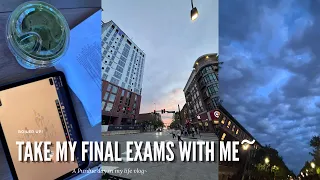 PURDUE VLOG Finals Week of a Math Major studying food cafe-hopping exams
