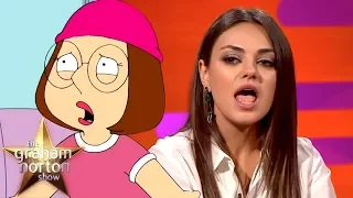 Mila Kunis Constantly Gets Told Shut Up Meg The Graham Norton Show CLASSIC CLIP