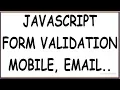 FORM VALIDATION part-1