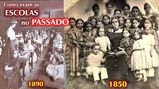 VIAGEM NO TEMPO - FOTOS ANTIGAS de PROFESSORAS e ALUNOS (de 1850 até hoje)