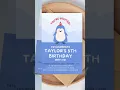 Cutest Penguin Birt ay Invitation Winter Party Canva Template