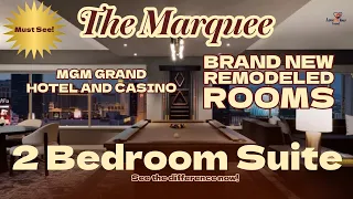 The NEW MGM Grand Marquee Suite - Remodeled Stunning