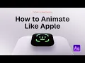Create Apple-Style UI Motion Graphics in After Effects Free Project File