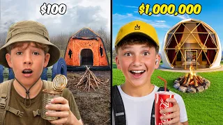 التخييم بـ 100 دولار مقابل التخييم الفاخر بـ 1,000,000 دولار!