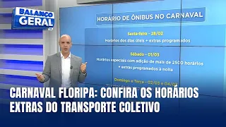 Carnaval: Florianópolis terá horários extras no transporte coletivo e mudanças na Ponte Hercílio Luz