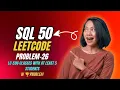 SQL 50 Problem 26 - Classes With at Least 5 Students Easy
