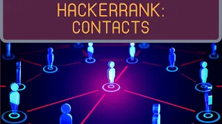 Contacts HackerRank JavaScript