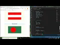 daily web programming Day13 Austria Bangladesh Belgium HTML CSS