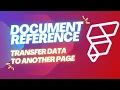 FlutterFlow Document Reference Logic - Transfer Data to Another Page