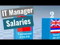 IT Manager Salaries 2023