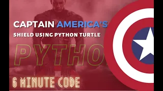 Draw Captain America s shield using python turtle graphics Step by Step Tutorial