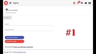 Create Online Store Angular 6 Material Installation