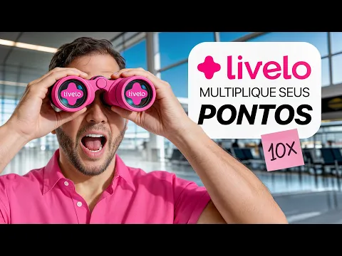 Vídeo: a tela de transferência de pontos da Livelo, com a escolha do parceiro antes da quantidade