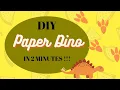 DIY Dino Easy to make Dinosaur Template