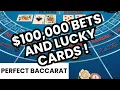 Baccarat 400 000 Buy In SUPER High Roller Session Crazy Comeback With 100K Bets Lucky Cards