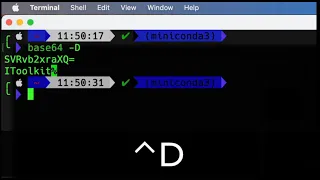 Quick Tip Base64 Decoding on Mac Using Terminal