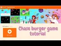 Another tutorial on how to make chase burger game in make code arcade