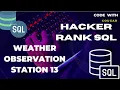 HackerRank SQL Weather Observation Station 13 HackerRan SQL Solutions