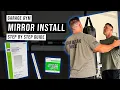 How to INSTALL Garage Gym MIRRORS Step by Step Guide Avoid the Mistake I Made