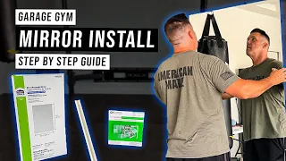 How to INSTALL Garage Gym MIRRORS Step by Step Guide Avoid the Mistake I Made