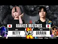 Download Lagu SF6 ▰ BETTY (Juri) vs ORARIN \u0026 HINAO ▰ High Level Gameplay Street Fighter 6
