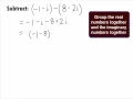 College Algebra - Subtracting Complex Numbers Example