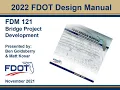 FDOT FDM 121 - Bridge Project Development