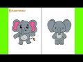 Download Lagu Cum Sa Desenezi ELEFANT | Usor Pas cu Pas Tutorial pentru Incepatori