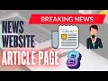 Article Page -