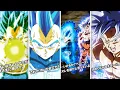 10TH ANNIVERSARY LR EVOLUTION BLUE VEGETA ALL SUPER ANIMATIONS DBZ Dokkan Battle