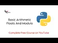 Python Course for Beginners - Basic Arithmetic Floats Module