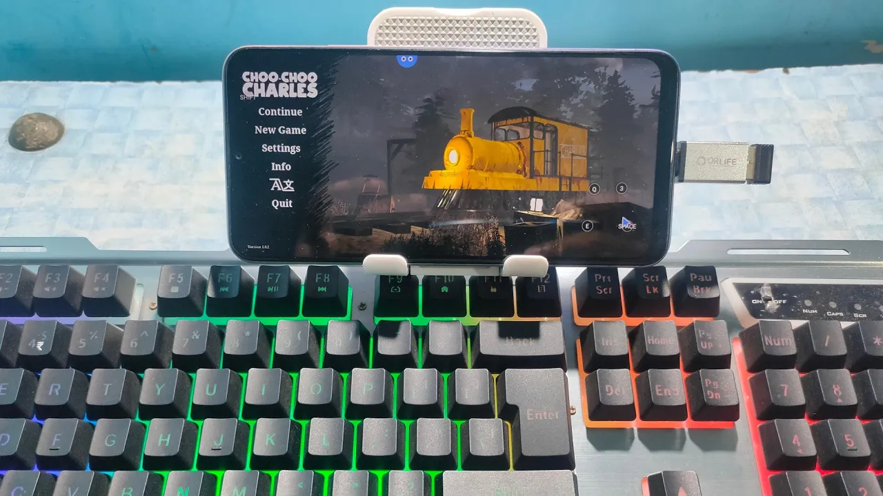 Choo Choo Charles Mobile Par Mouse Keyboard Connect Karke Kaise Khele