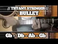 BULLET // TIFFANY STRINGER // SIMPLE EASY INTRO TUTORIAL GUITAR CHORDS