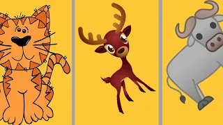 Find Hidden Zoo Animals | Guess the Sound and Hide and Seek for Kids
