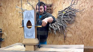 I Carved A $4000 Falcon Sculpture!